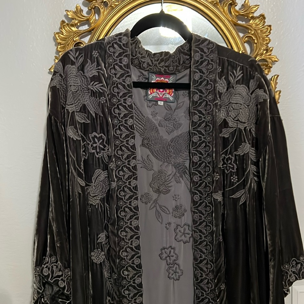 Johnny Was Velvet Kimono